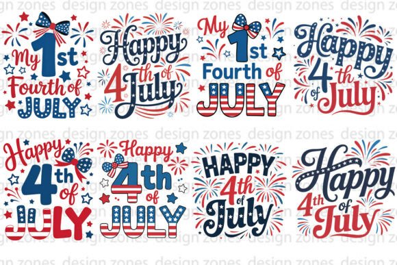 4th of July PNG Bundle: High-Quality 300 DPI Files