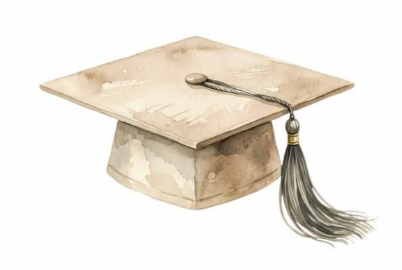 Academic Mortarboard Graduation Cap