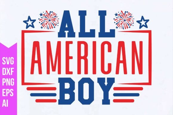 All American Boy SVG