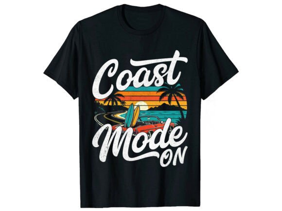 Coast Mode on Beach Summer T-Shirt