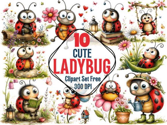 Cute Ladybug Clipart Set PNG: A Practical Guide for Creative Professionals and Educators