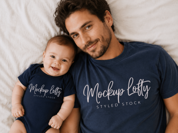 Daddy and Me CC1717 T-shirt Mockup 16