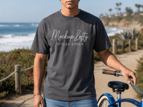 Gildan 5000 Summer Male Mockup 1: Elevating Brand Authenticity in a Visual-First Marketplace