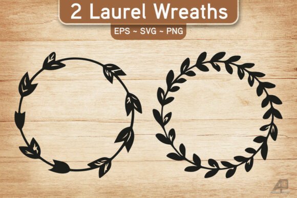 Laurel Wreath SVG PNG: Elegant, Versatile Digital Assets for Planners, Crafts, and Creative Projects