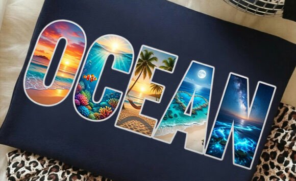 Ocean See Beach Summer Vibes T-Shirt PNG: A Versatile Design Asset for Creative Professionals and Small Businesses