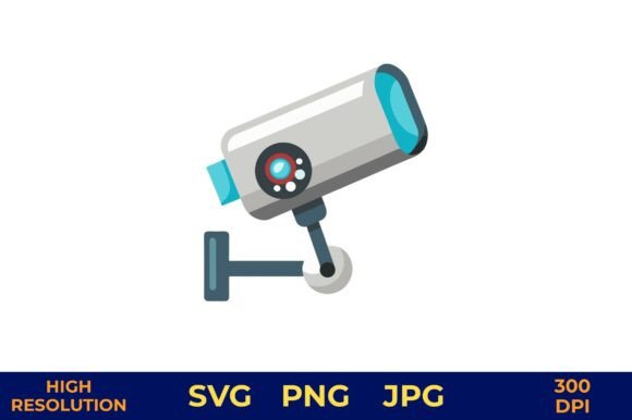 Security Camera Icon for Monitoring