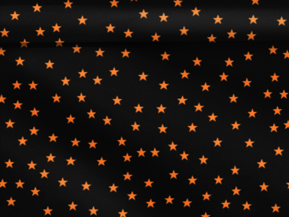 Vibrant Tiny Stars on Black Mini