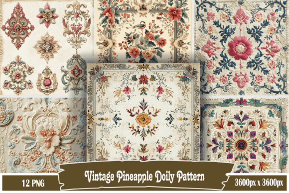 Vintage Pineapple Doily Pattern