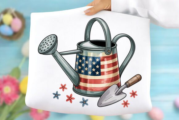 Watering Can PNG & Patriotic PNG: High-Resolution Digital Assets for Creative Projects